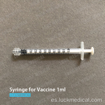 Jeringa para vacuna covid 19 1 ml